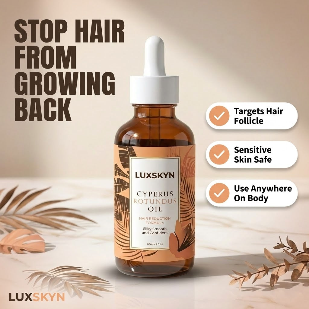 LuxSkyn Natural Hair Reduction Oil